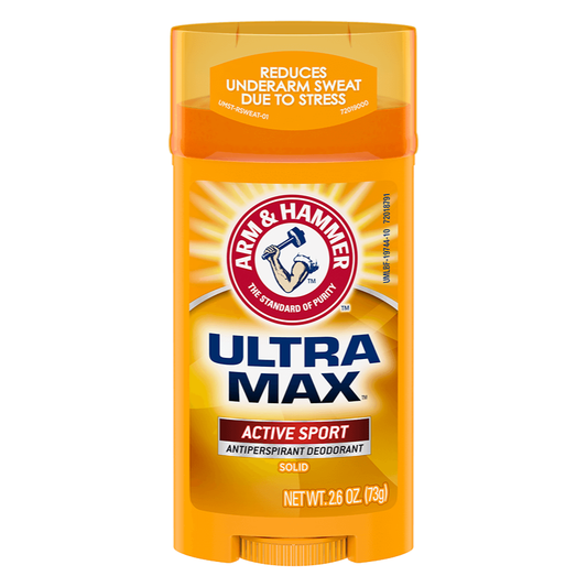 ARM & HAMMER ULTRAMAX™ SOLID ANTIPERSPIRANT DEODORANT ACTIVE SPORT 73G
