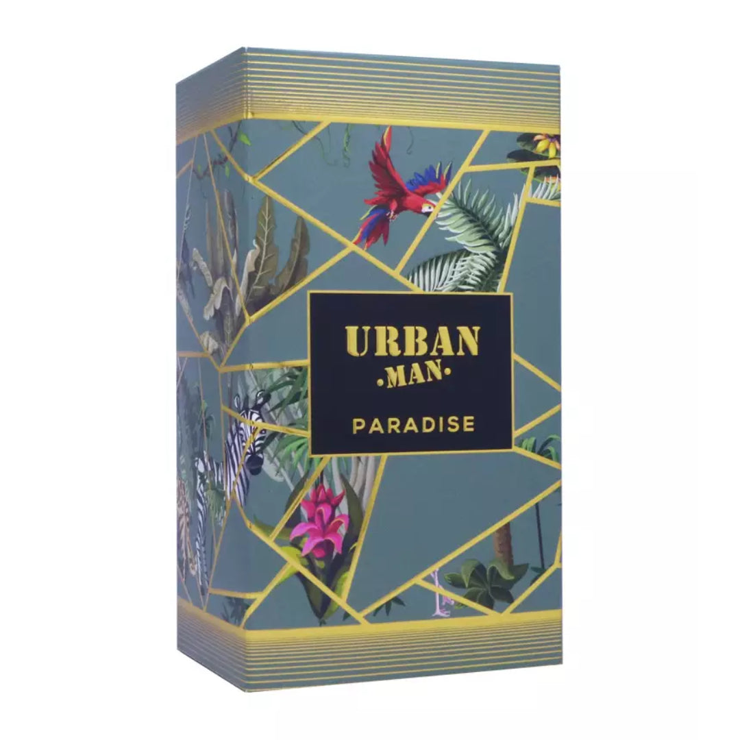 Urban Man Paradise Eau De Parfum Fragrance World Pour Homme – 90ml