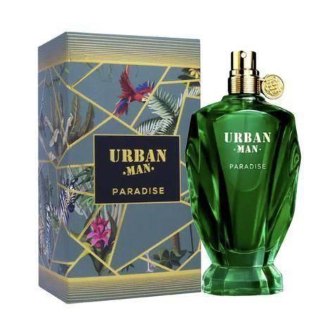 Urban Man Paradise Eau De Parfum Fragrance World Pour Homme – 90ml