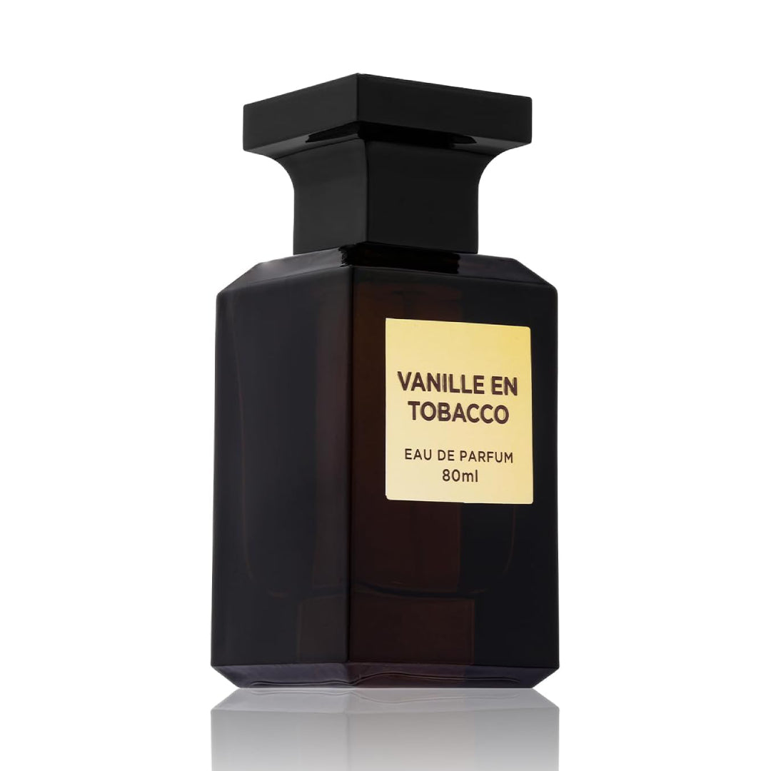 VANILLE EN TABACOO Eau De Parfum Fragrance World Unisexe – 80ml