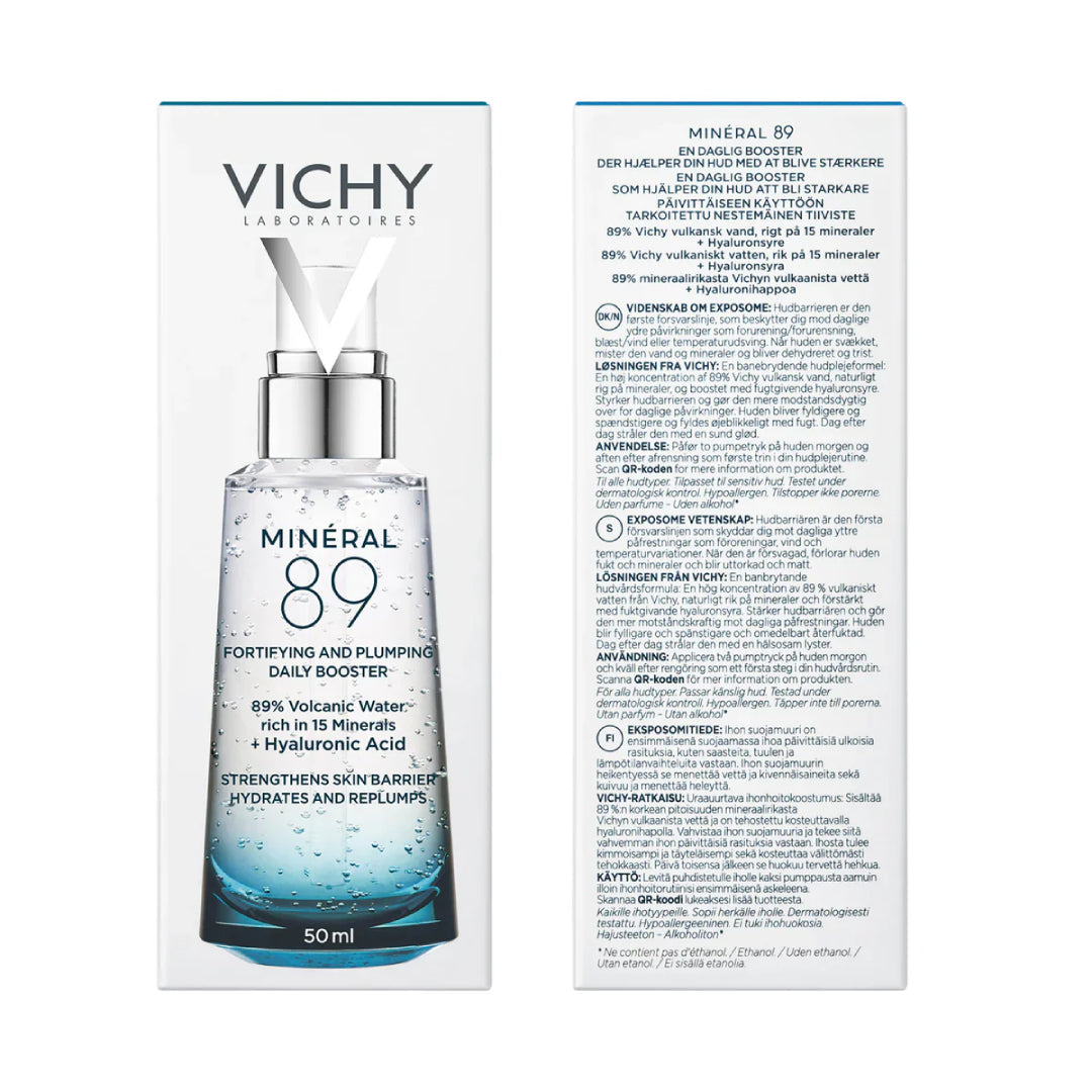 VICHY Minéral 89 Sérum Booster Hydratant Fortifiant Repulpant | 50ml