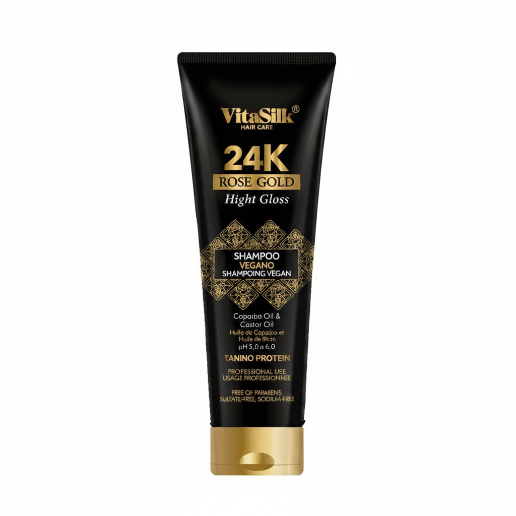 VITASILK 24K ROSE GOLD SHAMPOO VEGANO 300ML