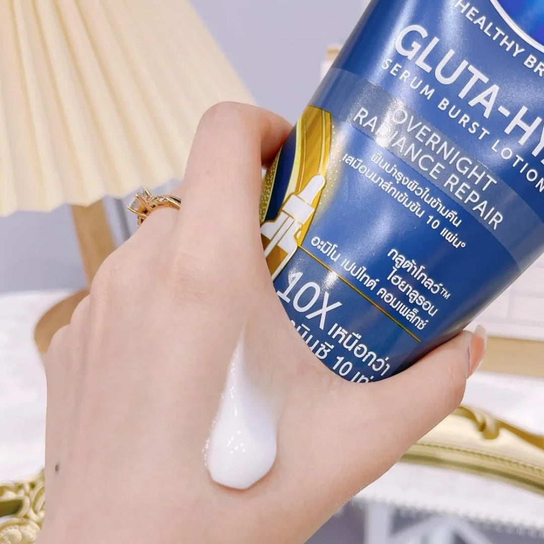 Vaseline - Healthy Bright Gluta-Hya Serum Burst Lotion - Overnight Radiance Repair 330ml