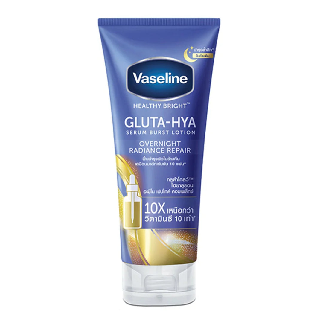 Vaseline - Healthy Bright Gluta-Hya Serum Burst Lotion - Overnight Radiance Repair 330ml