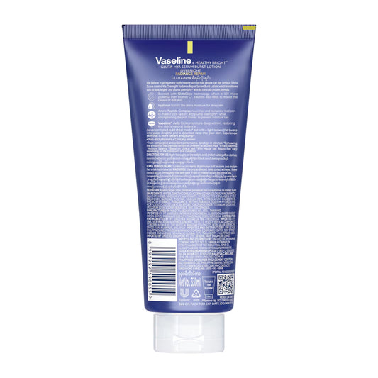 Vaseline - Healthy Bright Gluta-Hya Serum Burst Lotion - Overnight Radiance Repair 330ml