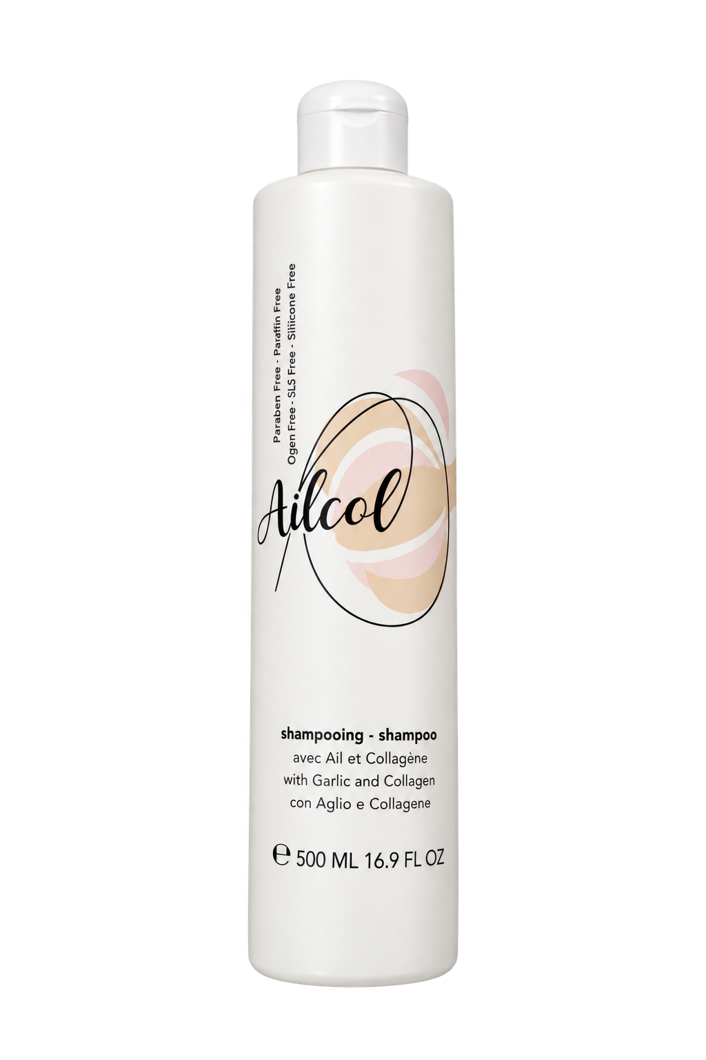 AILCOL SHAMPOOING SANS SULFATES AVEC AIL ET COLLAGÈNE 500 ML