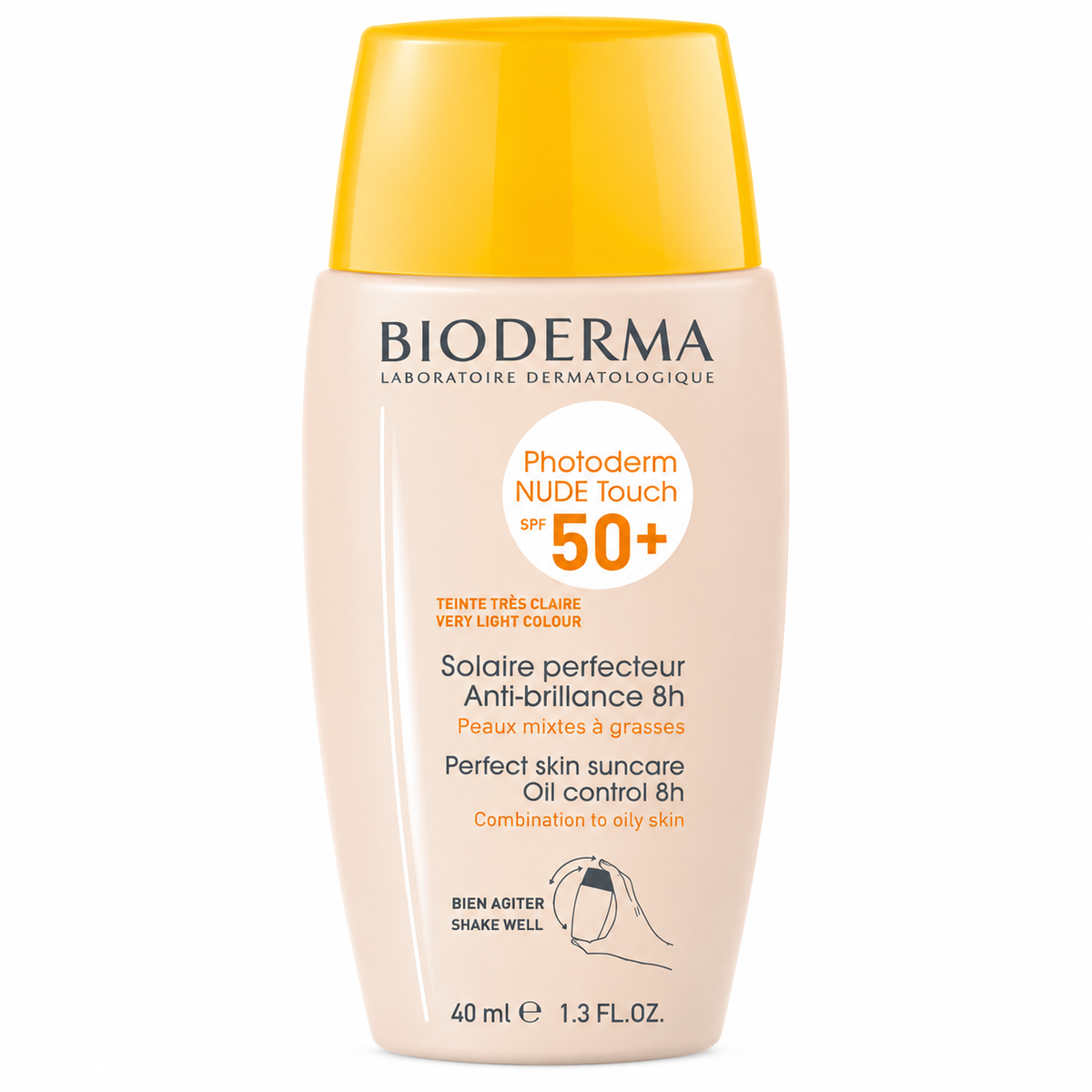 BIODERMA PHOTODERM NUDE TOUCH SPF 50+ TEINTE TRÈS CLAIRE 40ML