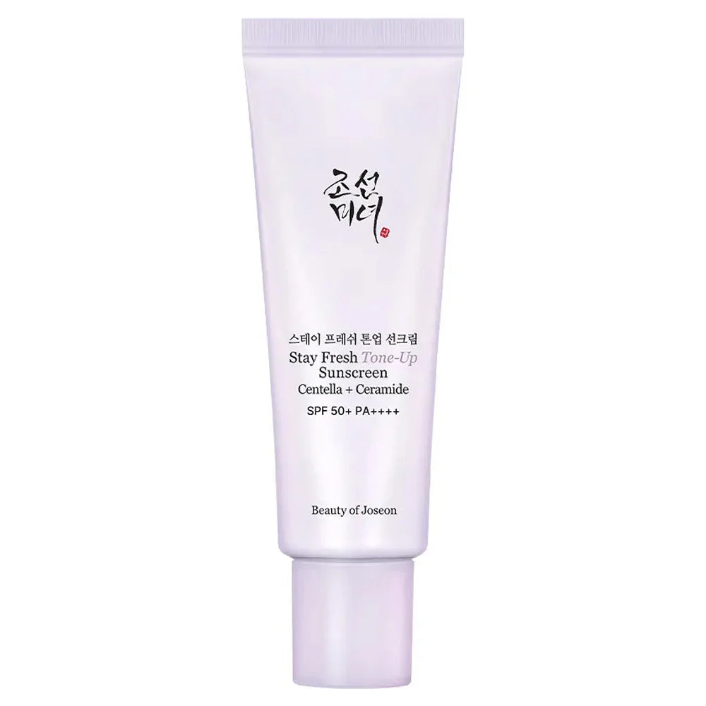 BEAUTY OF JOSEON STAY FRESH TONE-UP SUNSCREEN CENTELLA + CERAMIDE PURPLE 50ML