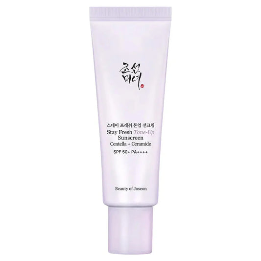 BEAUTY OF JOSEON STAY FRESH TONE-UP SUNSCREEN CENTELLA + CERAMIDE PURPLE 50ML