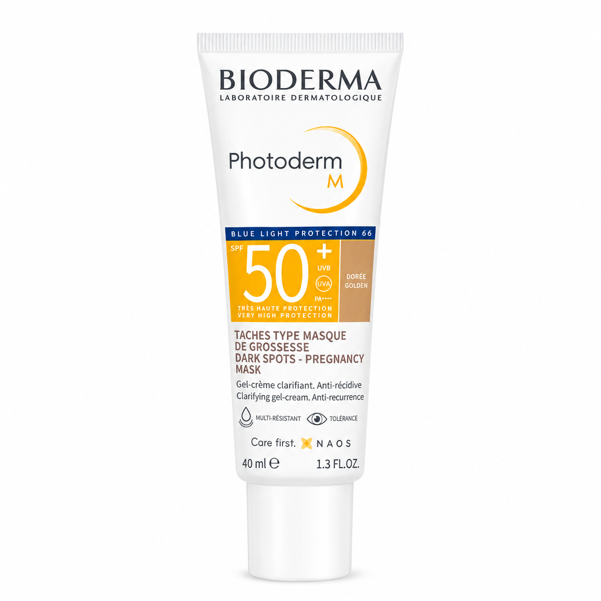 BIODERMA PHOTODERM M SPF 50+ TEINTE DORÉE 40ML