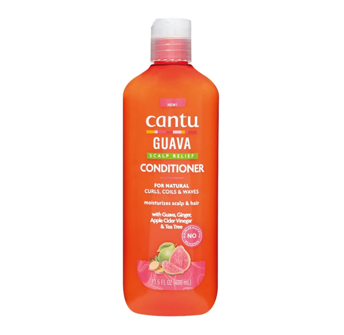 CANTU  APRÈS-SHAMPOOING APAISANT POUR LE CUIR CHEVELU À BASE DE GOYAVE 400 ML