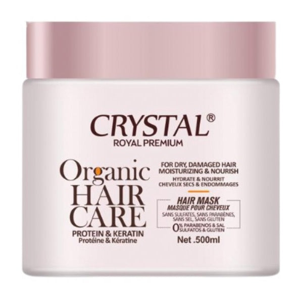 CRYSTAL ORGANIC HAIR CARE HYDRATE & NOURRIT SHAMPOO + MASK + SERUM PACK