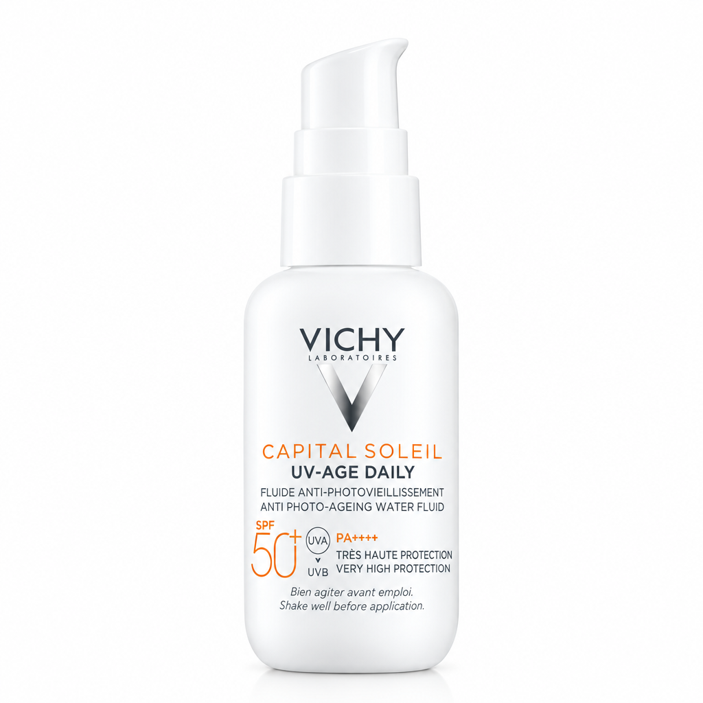 VICHY CAPITAL SOLEIL UV-AGE DAILY FLUIDE ANTI-PHOTO-VIEILLISSEMENT SPF 50+