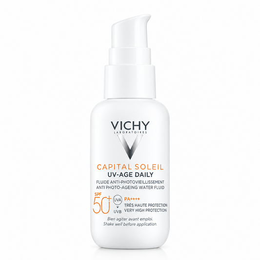 VICHY CAPITAL SOLEIL UV-AGE DAILY FLUIDE ANTI-PHOTO-VIEILLISSEMENT SPF 50+