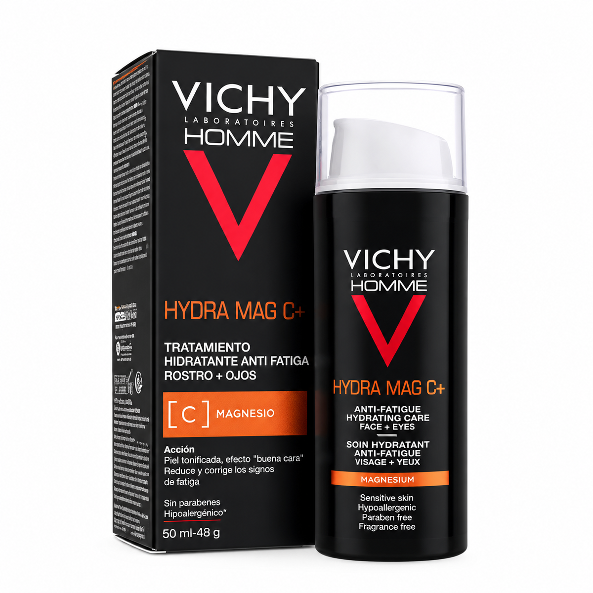 VICHY HOMME HYDRA MAG C+ SOIN HYDRATANT ANTI-FATIGUE VISAGE ET YEUX 200ML