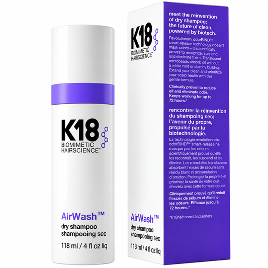K18 AIRWASH™ DRY SHAMPOO 118 ML