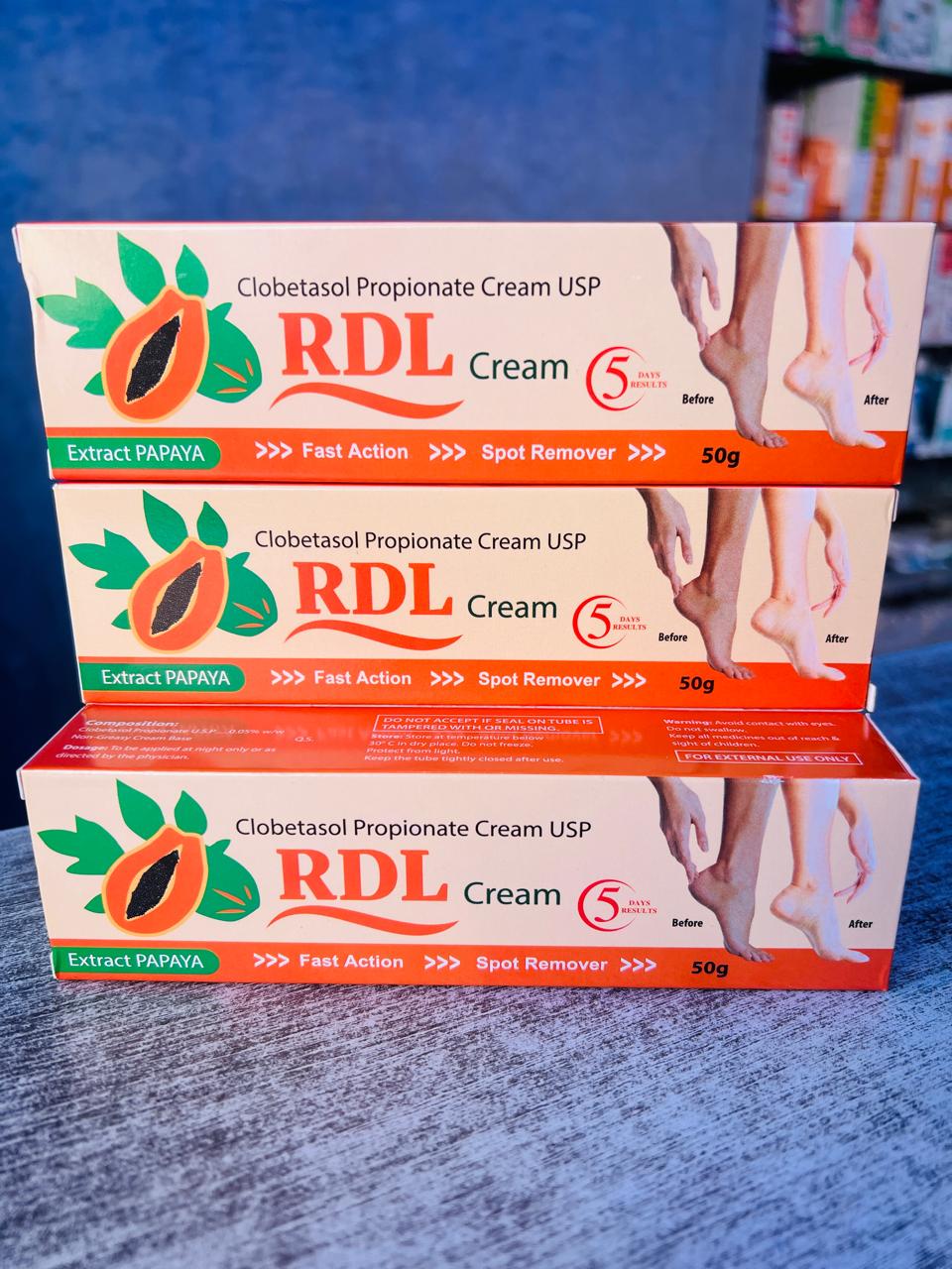 RDL PAPAYA Extract Whitening Hand Body Lotion & Spot Remover 5 days Cream