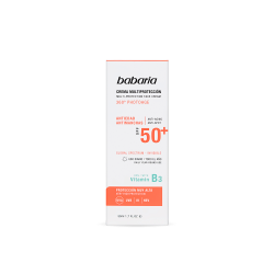 BABARIA ECRAN SOLAIRE INVISIBLE PEAU NATURE SPF50+ 50ML
