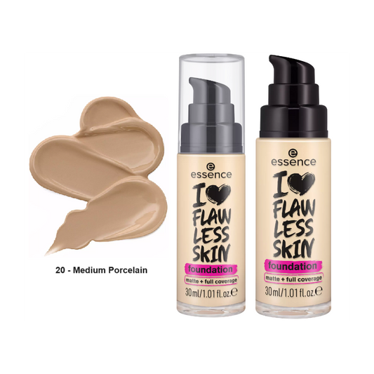 ESSENCE I LOVE FLAWLESS SKIN FOUNDATION 30ML