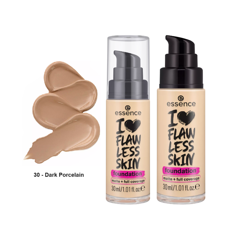 ESSENCE I LOVE FLAWLESS SKIN FOUNDATION 30ML