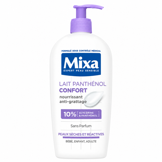 MIXA EXPERT PEAU SENSIBLE LAIT PANTHÉNOL CONFORT 400ML