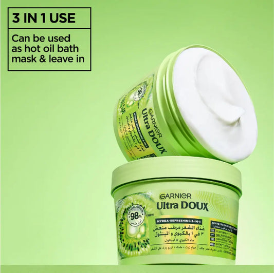 GARNIER ULTRA DOUX HAIR FOOD KIWI 390 ML