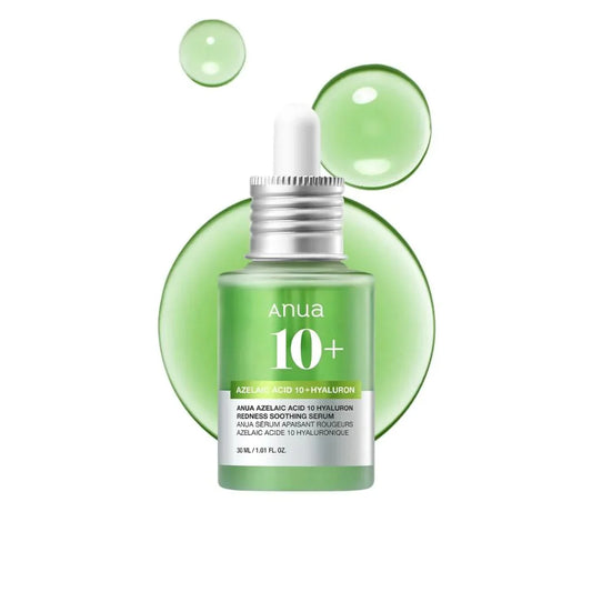 ANUA AZELAIC ACID 10 HYALURONIC REDNESS SOOTHING SERUM 30ML