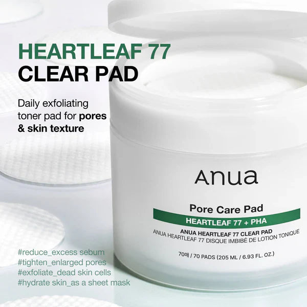 ANUA HEARTLEAF 77 CLEAR PAD 160ML