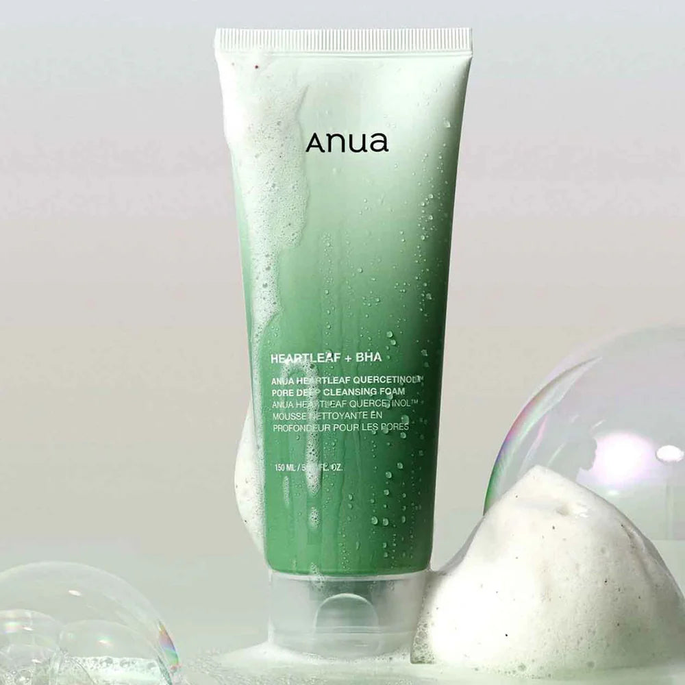ANUA HEARTLEAF QUERCETINOL PORE DEEP CLEANSING FOAM 150ML