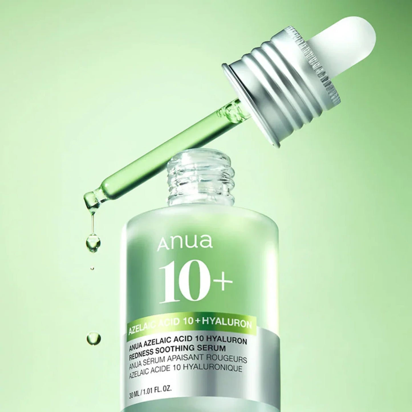 ANUA AZELAIC ACID 10 HYALURONIC REDNESS SOOTHING SERUM 30ML