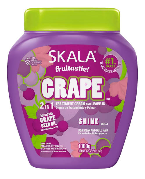 SKALA FRUITASTIC GRAPE SHINE BRILLO 2-IN-1 TREATMENT CREAM 1000G