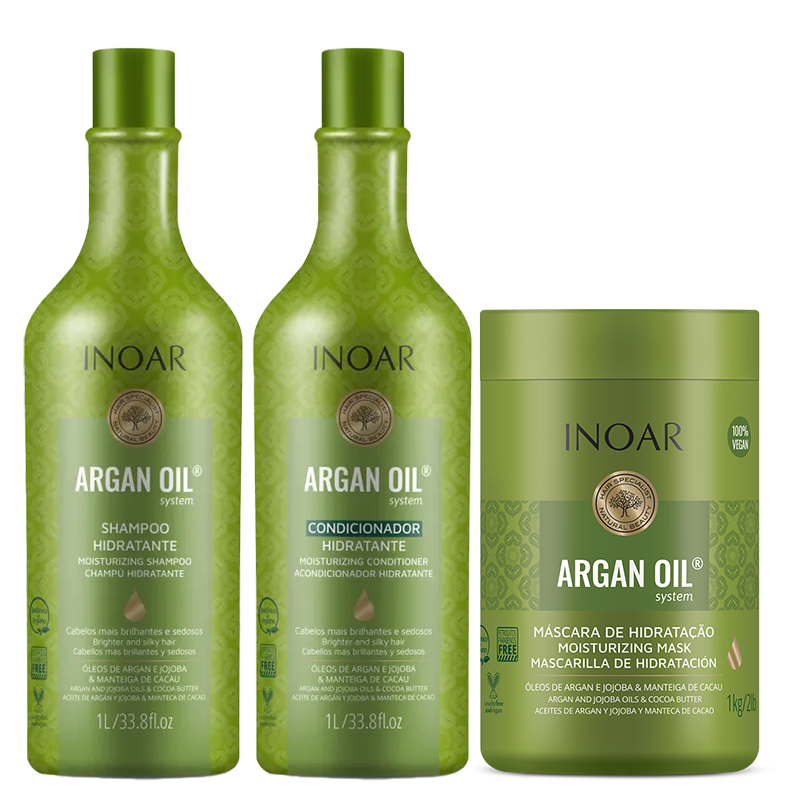 INOAR ARGAN OIL KIT 3 PRODUITS - KStyle