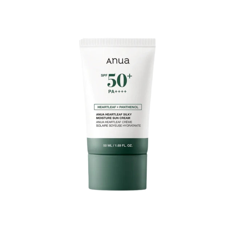 ANUA HEARTLEAF SILKY MOISTURE SUN CREAM SPF 50+ PA++++ 50ML