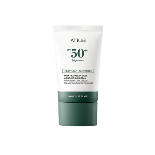 ANUA HEARTLEAF SILKY MOISTURE SUN CREAM SPF 50+ PA++++ 50ML