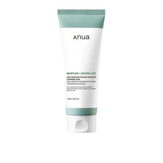 ANUA HEARTLEAF SUCCINIC MOISTURE CLEANSING FOAM 150ML