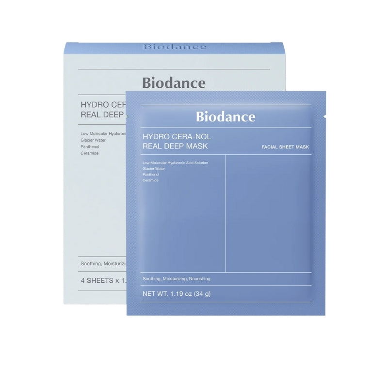 BIODANCE HYDRO CERA-NOL REAL DEEP MASK 4PCS