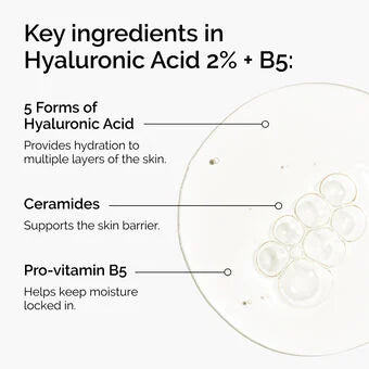 THE ORDINARY - HYALURONIC ACID 2% + B5 30ml