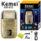 KEMEI KM-870 RASOIR ÉLECTRIQUE PROFESSIONNEL PORTABLE À DOUBLE LAME