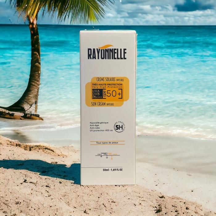Rayonnelle | Ecran Solaire Tous Types de Peaux Invisible SPF50+