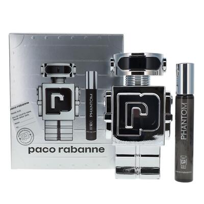 PACO RABANNE PHANTOM 100ML & 20ML EAU DE TOILETTE GIFT SET FOR MEN - NEW HIM