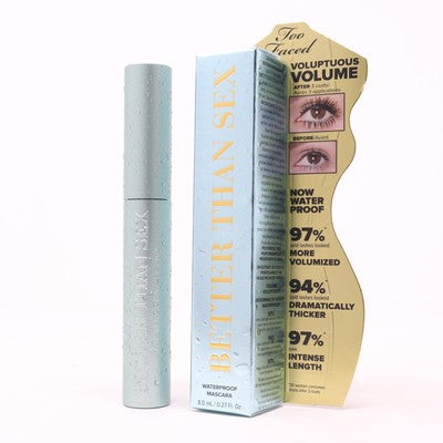 TOO FACED BETTER THAN SEX WATERPROOF MASCARA 0.27OZ/8.0ML NEW WITH BOX