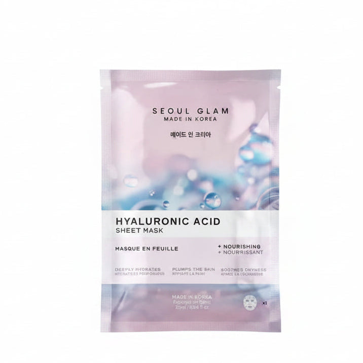 SEOUL GLAM HYALURONIC ACID SHEET MASK 25ML
