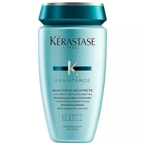 KÉRASTASE RÉSISTANCE BAIN FORCE ARCHITECTE 250ML – SHAMPOOING RÉPARATEUR CHEVEUX ABÎMÉS