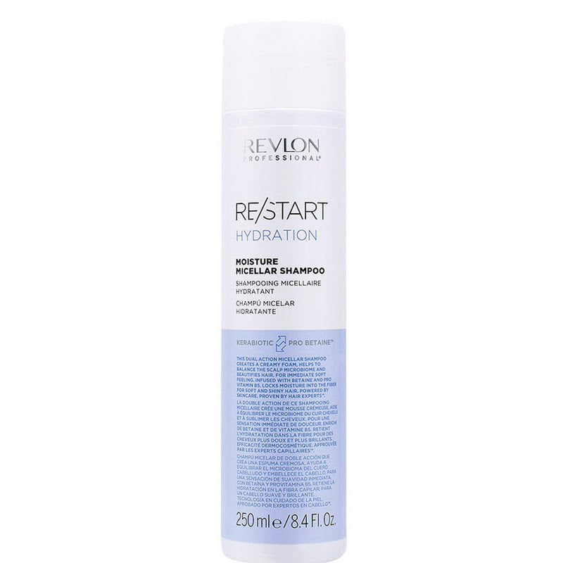 REVLON RESTART HYDRATION MOISTURIZING MICELLAR SHAMPOO
