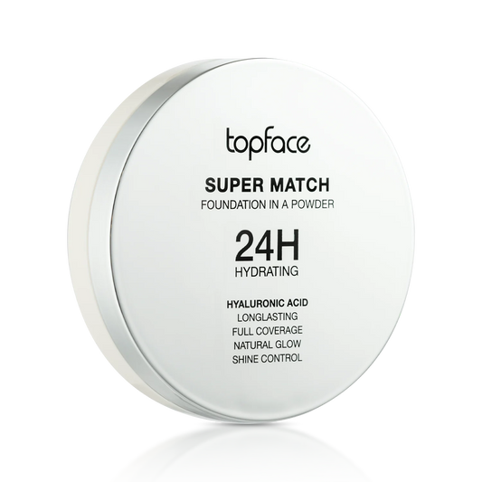 TOPFACE SUPER MATCH FOUNDATION IN A POWDER 24H HYDRATING (HYALURONIC ACID)